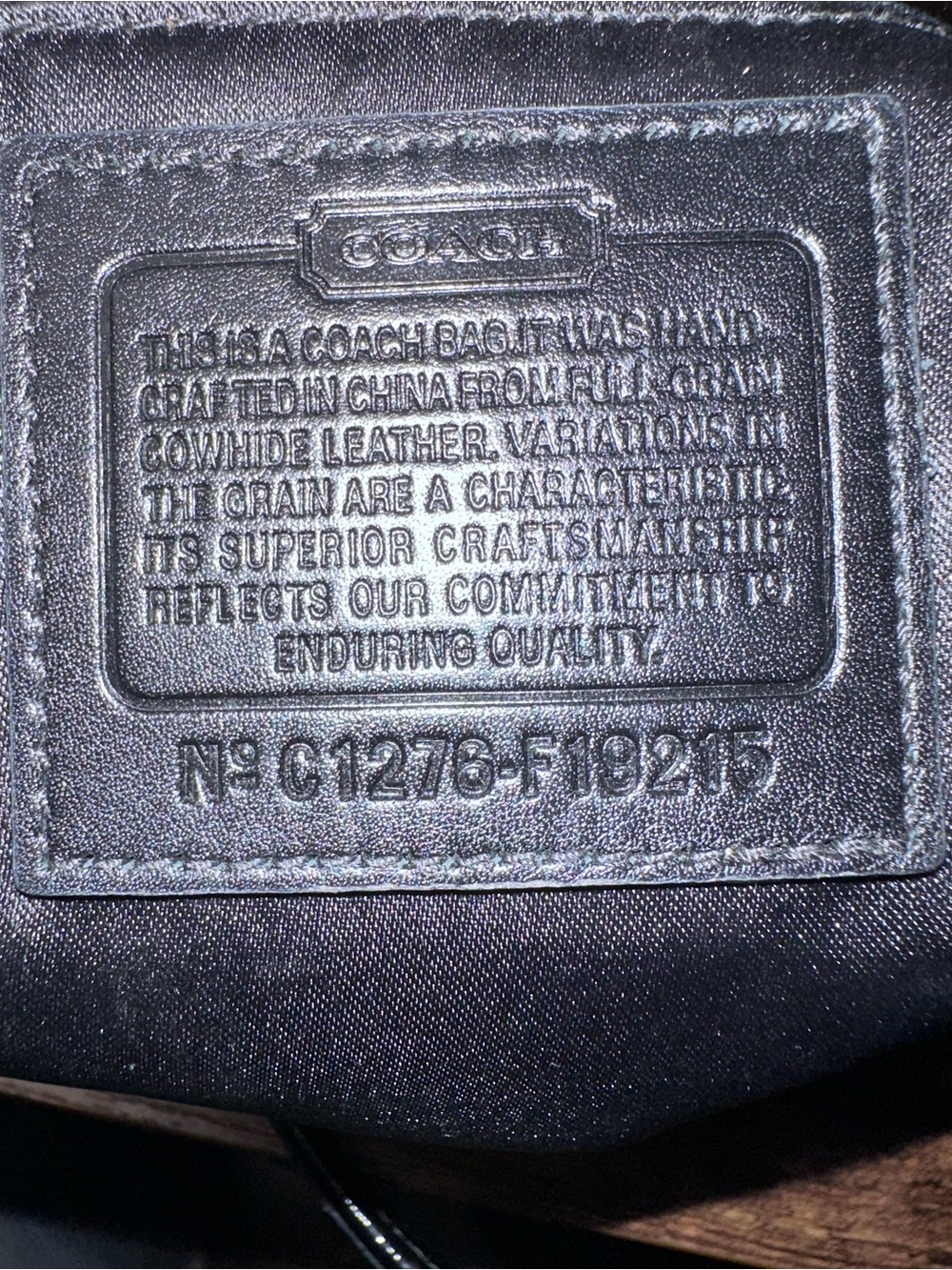 🖤 Coach Black Patent Leather Signature Kisslock Tote Bag - Picture 12 of 12